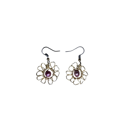 Violet Bloom Earrings