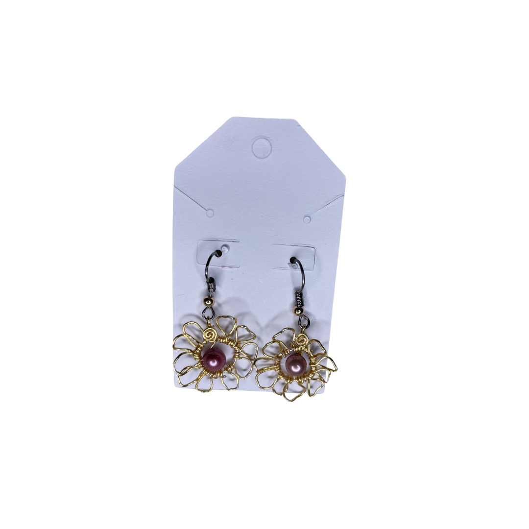 Violet Bloom Earrings