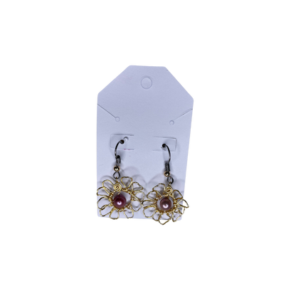 Violet Bloom Earrings